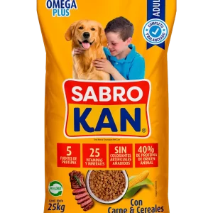 🐶 Sabrokan Adulto 18 kg – Carne y cereales con Omega Plus para perros adultos
